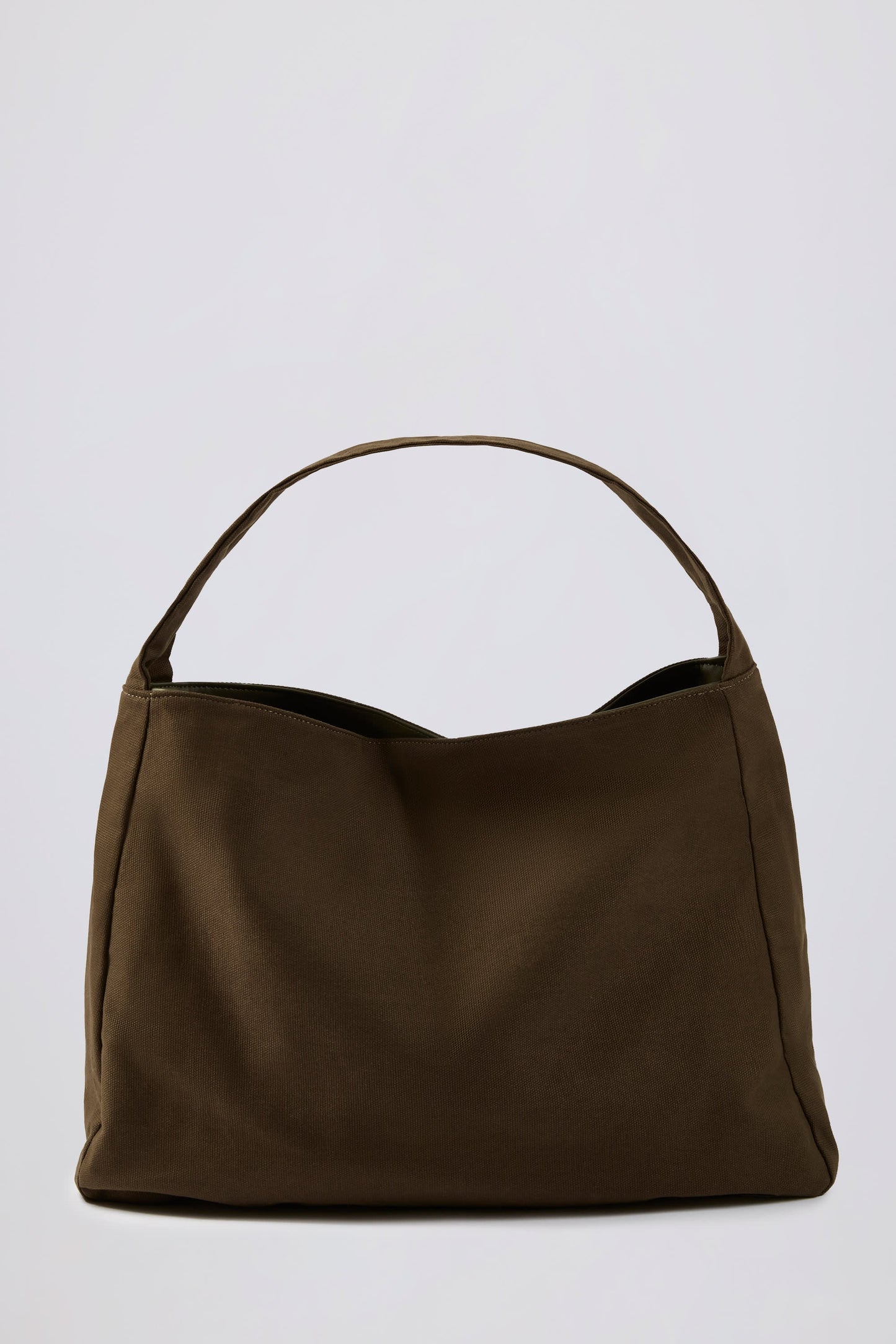Sporty Oversized Tote Bag in Espresso