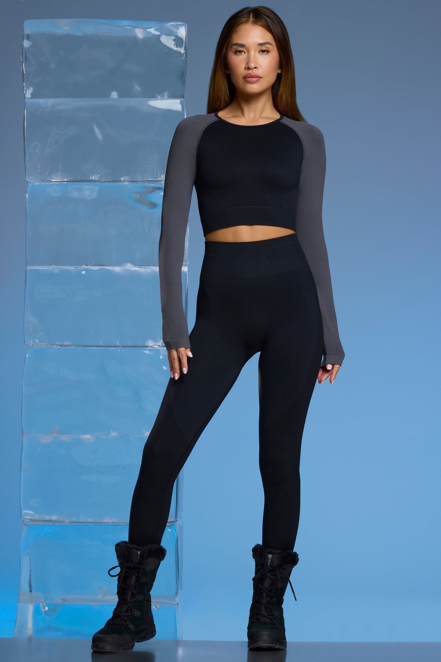Petite Super Sculpt Base Layer Leggings in Black