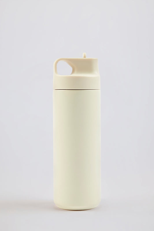 Thermos Water Bottle in White
